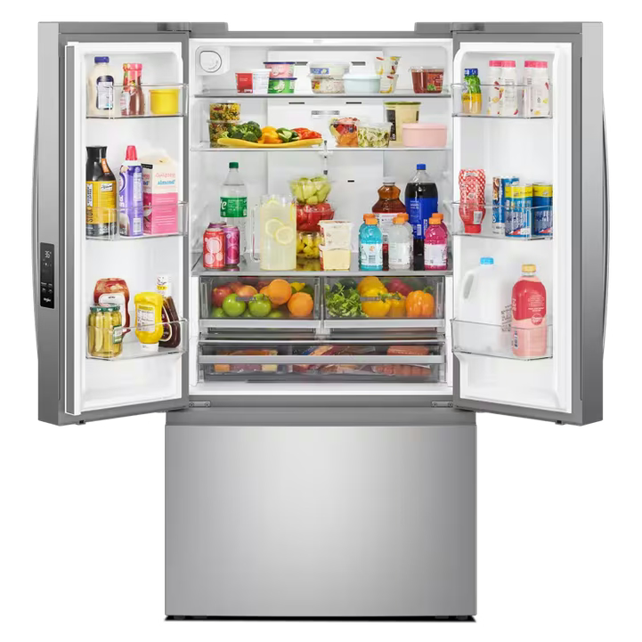 Whirlpool -  36-Inch French Door Refrigerator with Ice Maker - 31 cu. ft. - WRFF3136SZ
