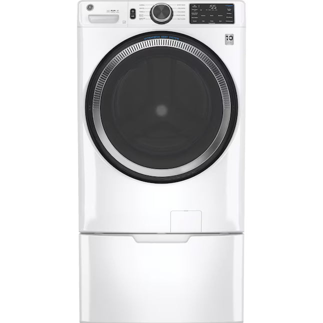 GE® ENERGY STAR 4.8 cu. ft. Capacity Smart Front Load ® Washer with UltraFresh Vent System with OdorBlock™ and Sanitize w/Oxi - GFW550SSNWW