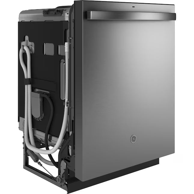 GE® ENERGY STAR® Fingerprint Resistant Top Control with Stainless Steel Interior Dishwasher with Sanitize Cycle - GDT650SYVFS