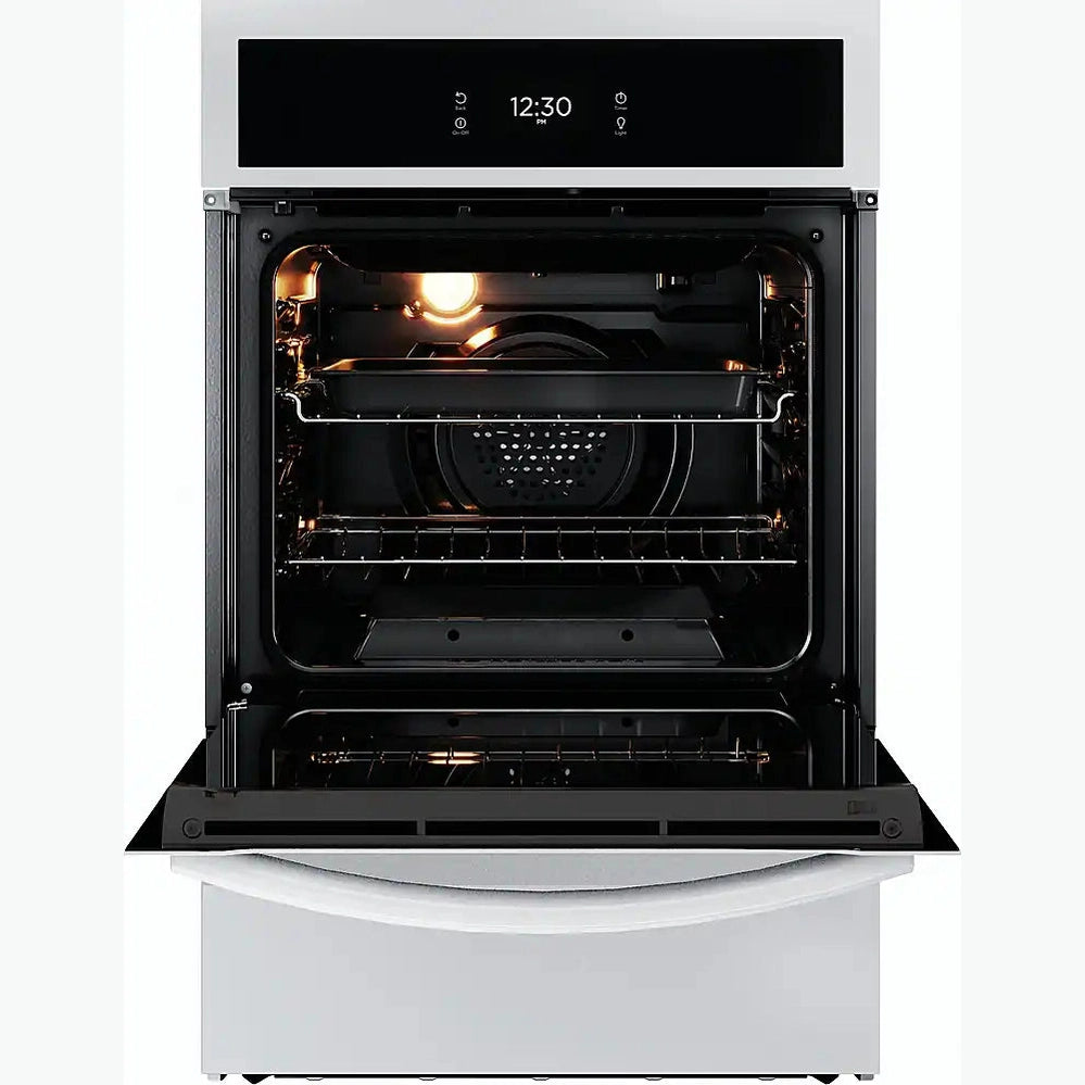 Frigidaire - 24" Single Gas Wall Oven with Air Fry - GCWG2438AW