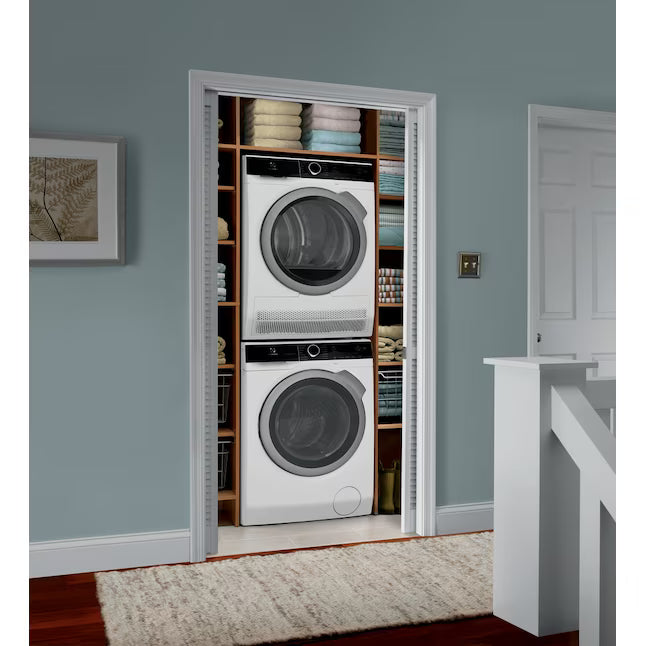 Electrolux 24" Compact Front Load Dryer - Ventless, Energy Star Certified, 4.0 Cu. Ft. - ELFE4222AW