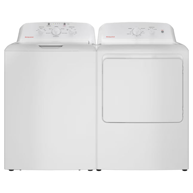 Hotpoint® 4.0 cu. ft. Capacity Washer with Stainless Steel Basket,Cold Plus and Water Level Control - HTW265ASWWW
