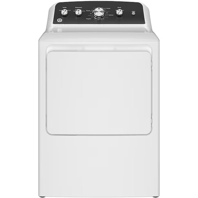 GE® 7.2 cu. ft. Capacity Electric Dryer with Up To 120 ft. Venting and Extended Tumble - GTD48EASWWB