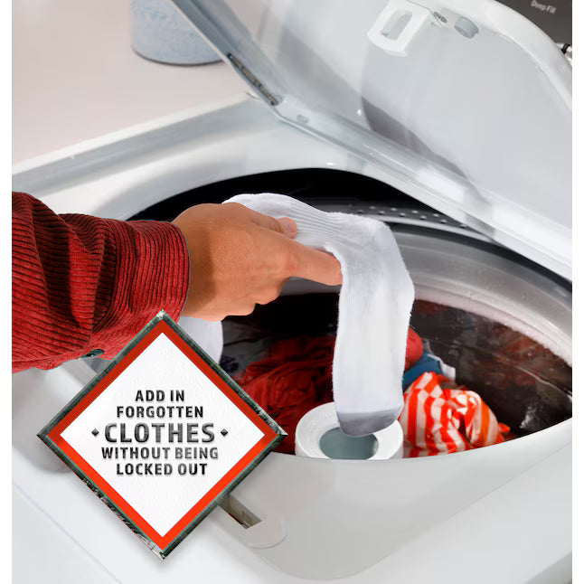 Hotpoint® 4.0 cu. ft. Capacity Washer with Stainless Steel Basket,Cold Plus and Water Level Control - HTW265ASWWW