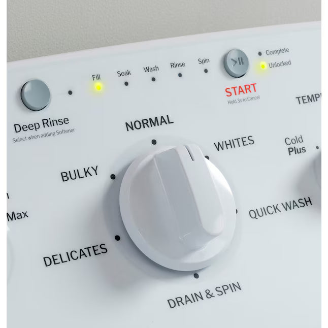 Hotpoint® 4.0 cu. ft. Capacity Washer with Stainless Steel Basket,Cold Plus and Water Level Control - HTW265ASWWW