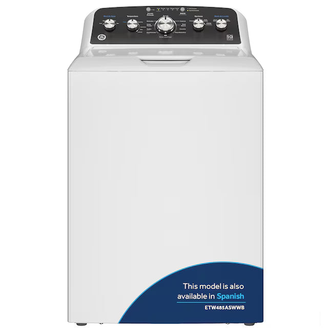 GE® 4.5 cu. ft. Capacity Washer with Stainless Steel Basket, Cold Plus and Wash Boost - GTW485ASWWB