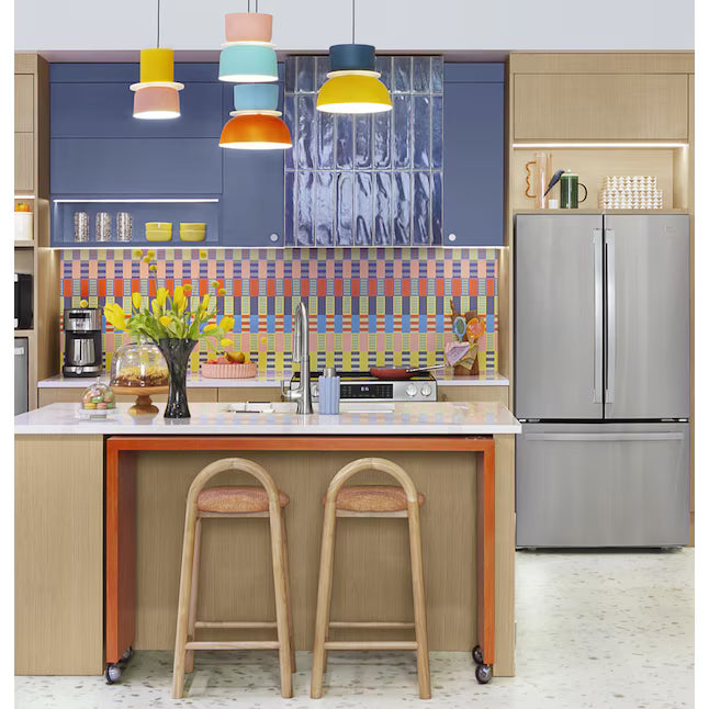 GE ENERGY STAR 27.0 Cu. Ft. Fingerprint Resistant French-Door Refrigerator - GNE27JYMFS