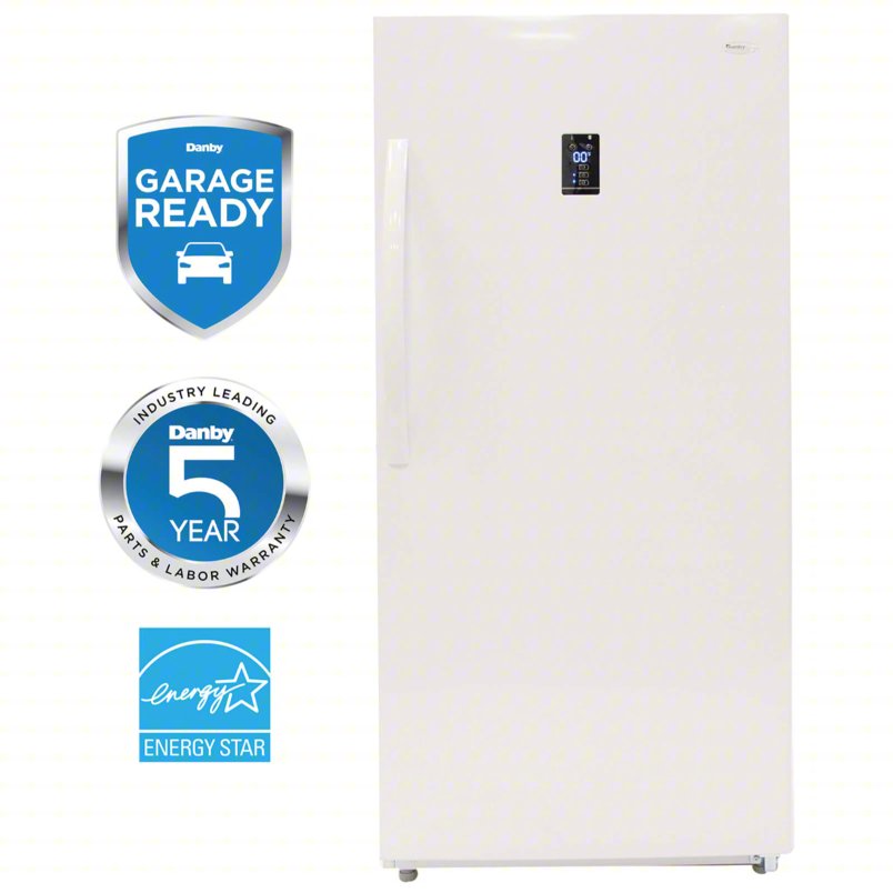 Element - Element 13.8 cu. ft. Upright Convertible Freezer / Refrigerator - White, ENERGY STAR - EUF14CEBW