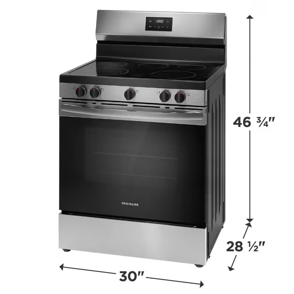 Frigidaire 30" Electric Range - FCRE3052BS
