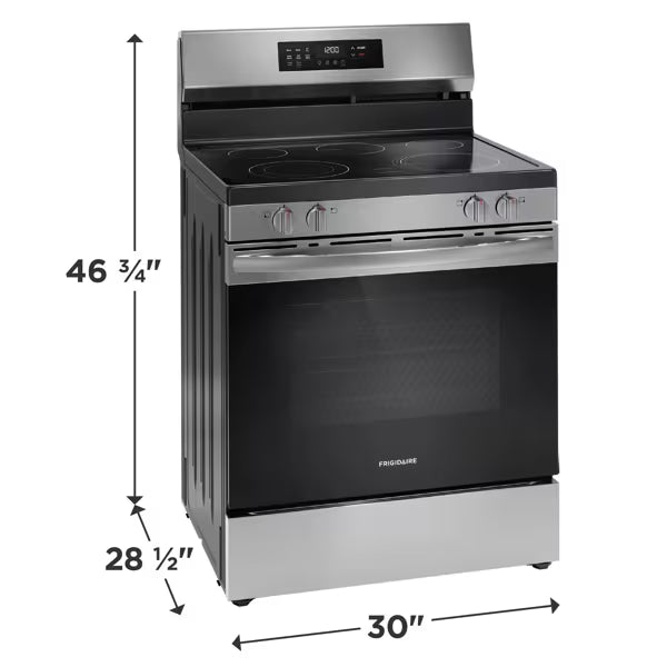 Frigidaire 30" Electric Range with Air Fry - FCRE3083AS