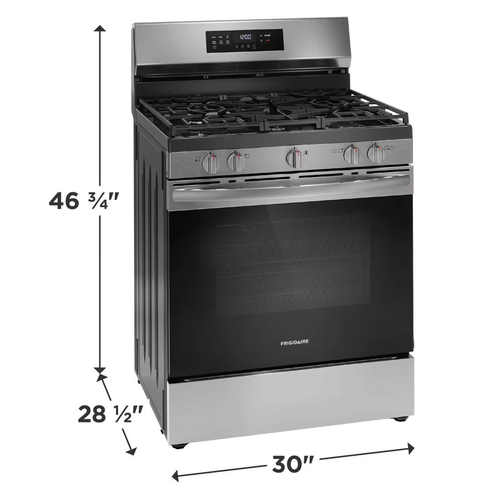 Frigidaire 30" Gas Range with Air Fry - FCRG3083AS