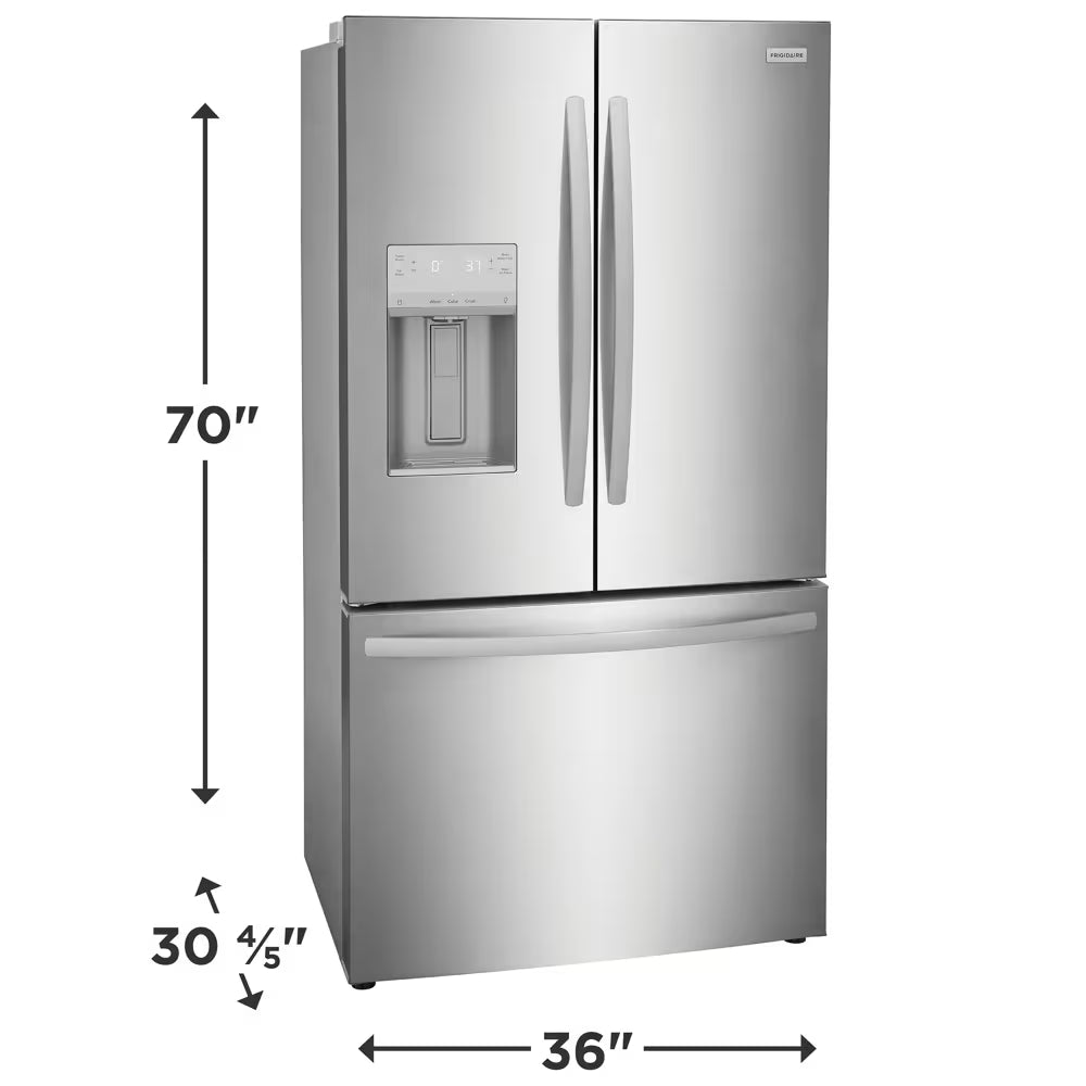 Frigidaire 22.6 Cu. Ft. Counter-Depth French Door Refrigerator – FRFC2323AS