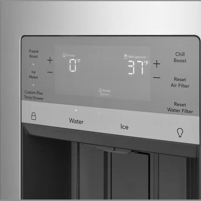 Frigidaire 26 Cu. Ft. Standard-Depth 4-Door French Door Refrigerator – FRMS2733AV
