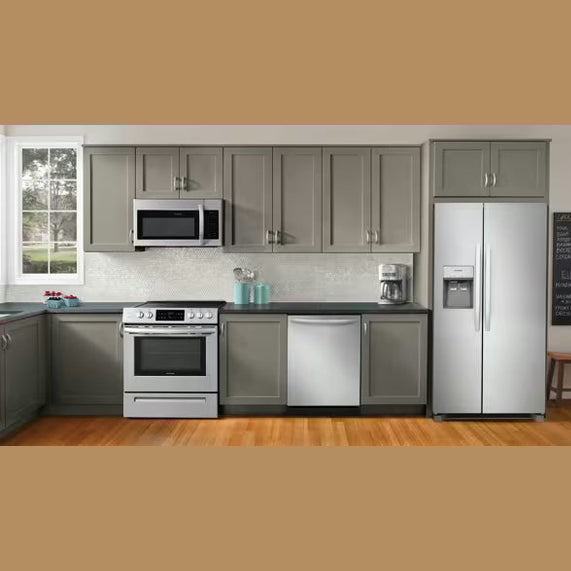 Frigidaire - 22 Cu. Ft. 36" Counter Depth Side by Side Refrigerator - FRSC2333AS