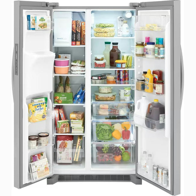 Frigidaire - 22 Cu. Ft. 36" Counter Depth Side by Side Refrigerator - FRSC2333AS
