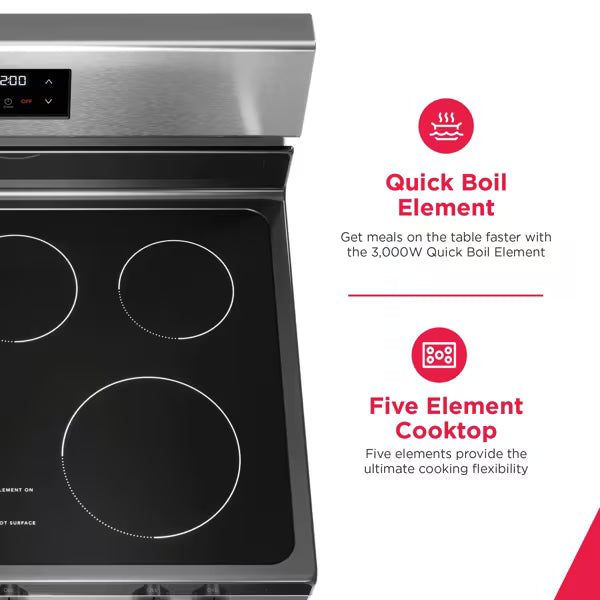 Frigidaire 30" Electric Range - FCRE3052BS