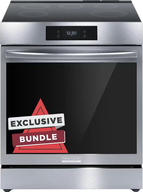 Frigidaire - 30" Freestanding Induction Range with Total Convection - GCRI3060BF