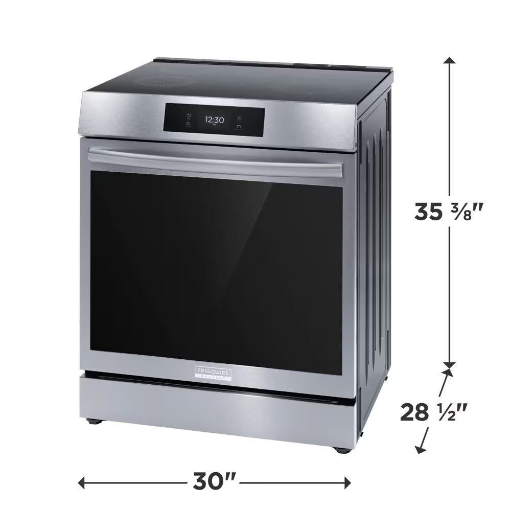 Frigidaire 30" Freestanding Induction Range with Total Convection – GCRI3060BF
