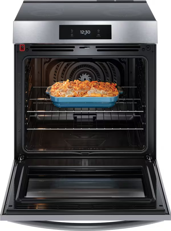 Frigidaire - 30" Freestanding Induction Range with Total Convection - GCRI3060BF