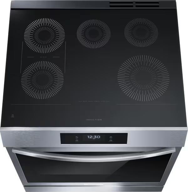 Frigidaire - 30" Freestanding Induction Range with Total Convection - GCRI3060BF