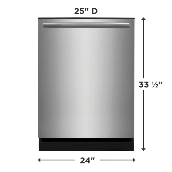 Frigidaire 24" Ultra Quiet 42 dBA Dishwasher - GDPH4525AF