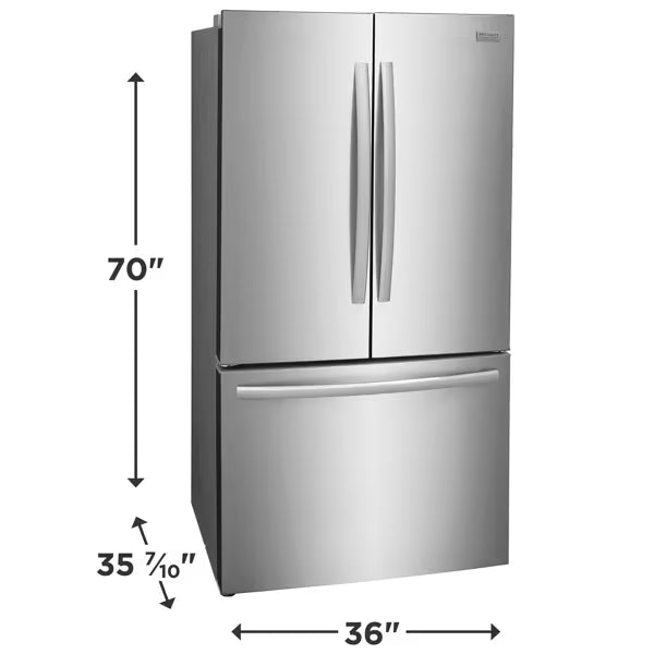 Frigidaire - 29 Cu. Ft. Standard-Depth French Door Refrigerator - FRFN2813AF