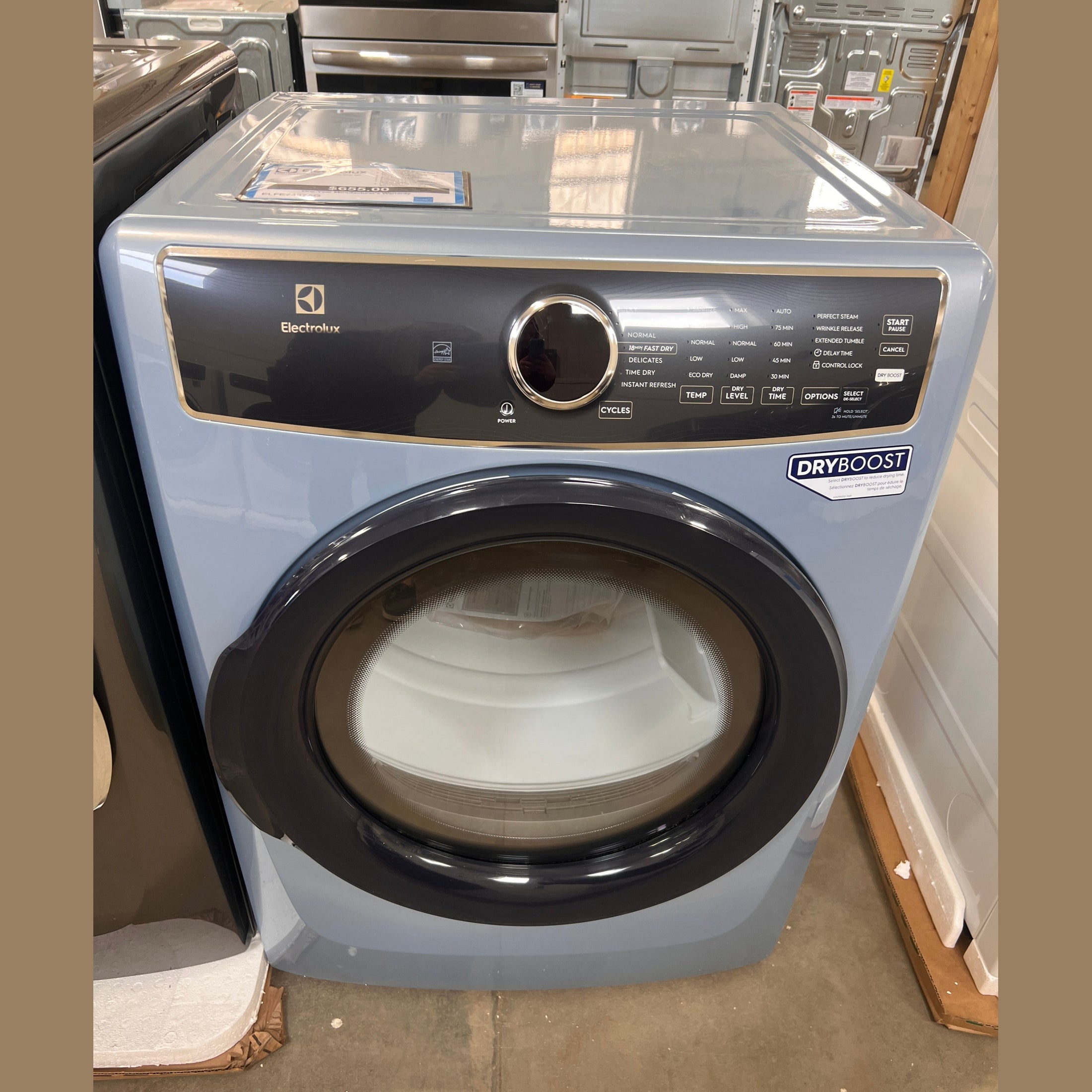 Electrolux Front Load Perfect Steam™ Electric Dryer with Instant Refresh - 8.0 Cu. Ft. - ELFE7437AG