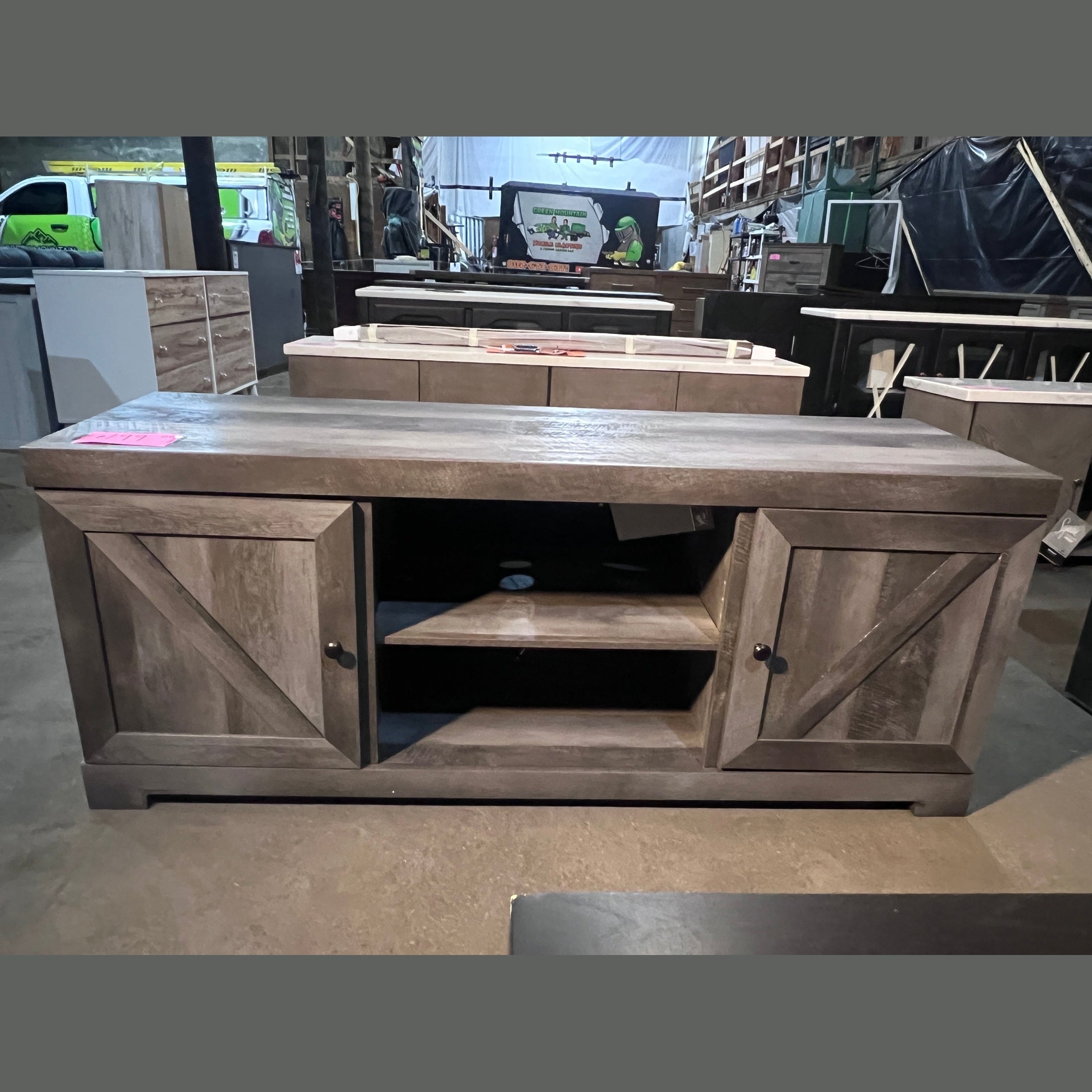 Wynnlow Rustic Gray 63" TV Stand