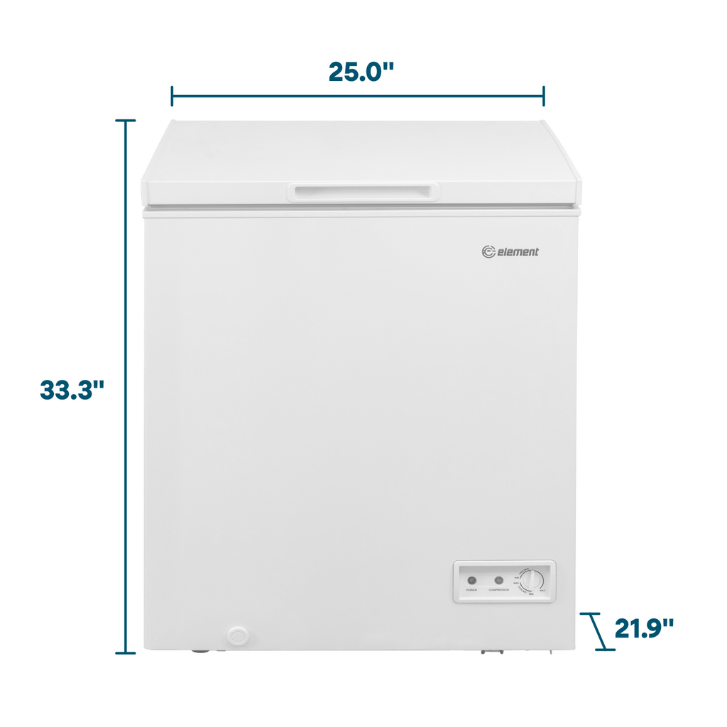 Element 5.0 cu. ft. Chest Freezer (White) - ECF50MD2EW