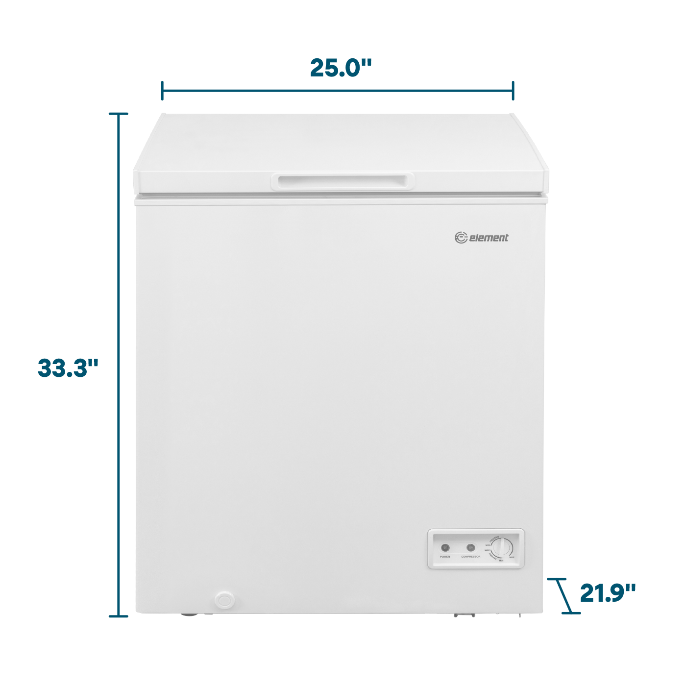 Element 5.0 cu. ft. Chest Freezer (White) - ECF50MD2EW
