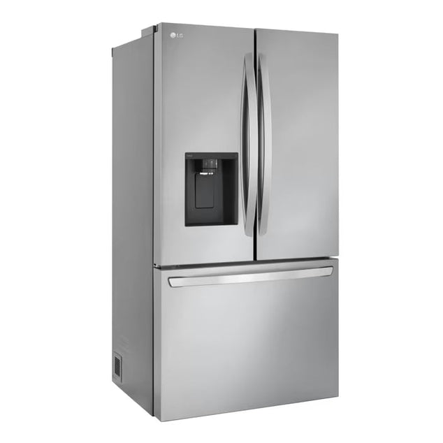 LG - 31 cu. ft. Smart Standard-Depth MAX™ French Door Refrigerator with Dual Ice - LRFXS3106S