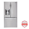 LG - 28 cu. ft. 3 Door French Door, Standard Depth, Ice and Water with Single Ice Maker - LRFS28XBS