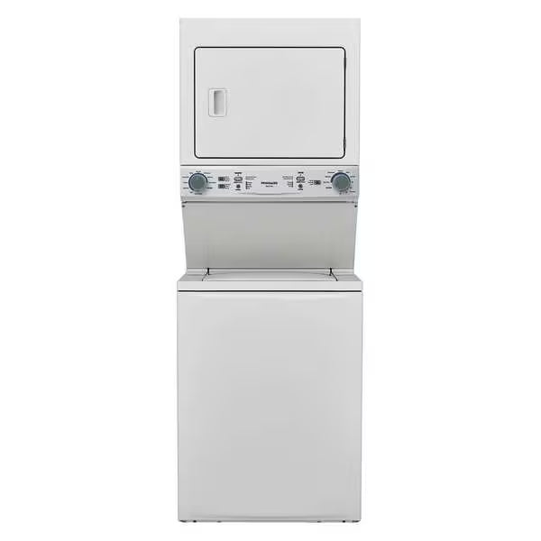 Frigidaire - Gas Washer/Dryer Laundry Center - 3.9 Cu. Ft Washer and 5.5 Cu. Ft. Dryer - FLCG7522AW