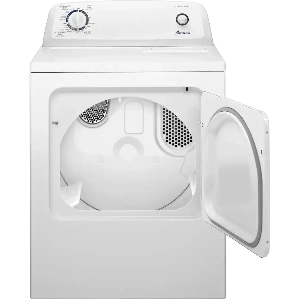 Amana -6.5 cu. ft. Electric Dryer with Wrinkle Prevent Option -NED4655EW