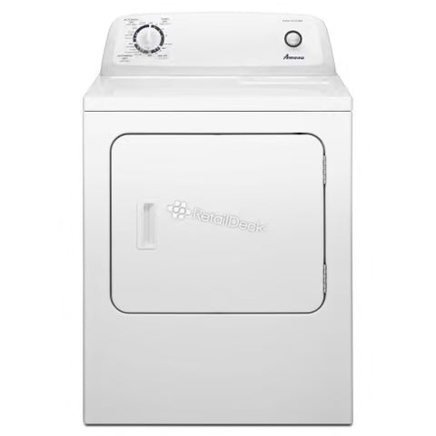 Amana -6.5 cu. ft. Electric Dryer with Wrinkle Prevent Option -NED4655EW