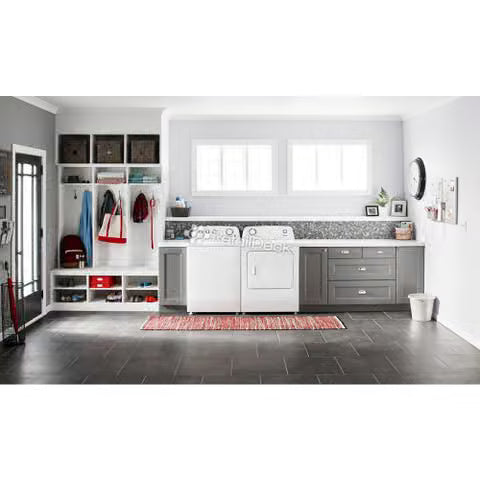 Amana -6.5 cu. ft. Electric Dryer with Wrinkle Prevent Option -NED4655EW