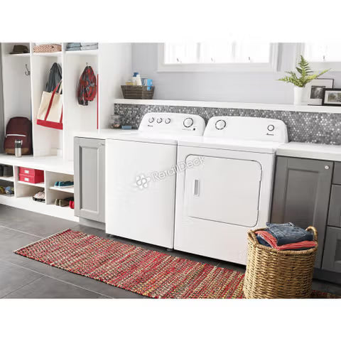 Amana -6.5 cu. ft. Electric Dryer with Wrinkle Prevent Option -NED4655EW