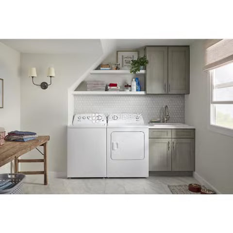 Amana -3.8 cu. ft. Large Capacity Top Load Washer with High-Efficiency Agitator -NTW4519JW3