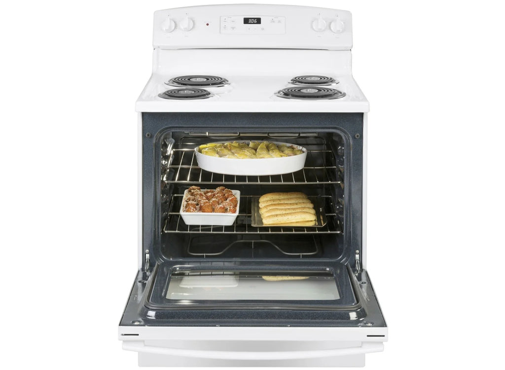 GE - ENERGY STAR® 30" Free-Standing Electric Range - JBS360DMWW