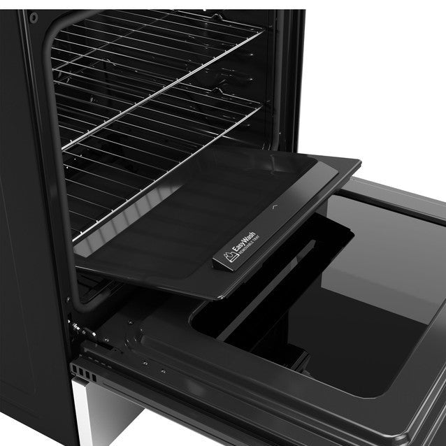 GE® 30" Slide-In Front-Control Convection Gas Range with No Preheat Air Fry and EasyWash™ Oven Tray - GGS600AVFS