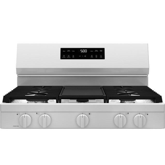 GE® 30" Free-Standing Gas Range with Crisp Mode - GGF500PVWW