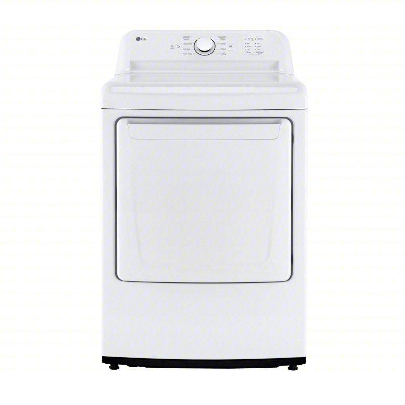 LG - 7.3 cu. ft. Ultra Large Capacity Rear Control Electric ENERGY STAR Dryer with Sensor Dry - DLE6100W
