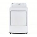 LG - 7.3 cu. ft. Ultra Large Capacity Rear Control Electric ENERGY STAR Dryer with Sensor Dry - DLE6100W