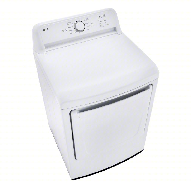 LG - 7.3 cu. ft. Ultra Large Capacity Rear Control Electric ENERGY STAR Dryer with Sensor Dry - DLE6100W