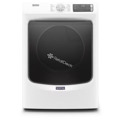Maytag - Front Load Electric Dryer with Extra Power and Quick Dry cycle - 7.3 cu. ft. -MED5630HW