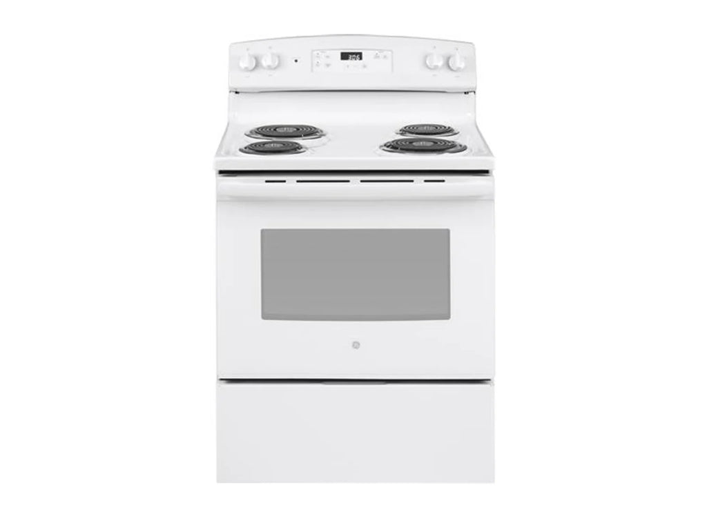 GE - ENERGY STAR® 30" Free-Standing Electric Range - JBS360DMWW