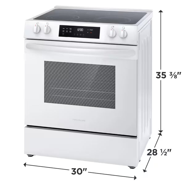 Frigidaire 30" Front Control Electric Range -  FCFE3062AW