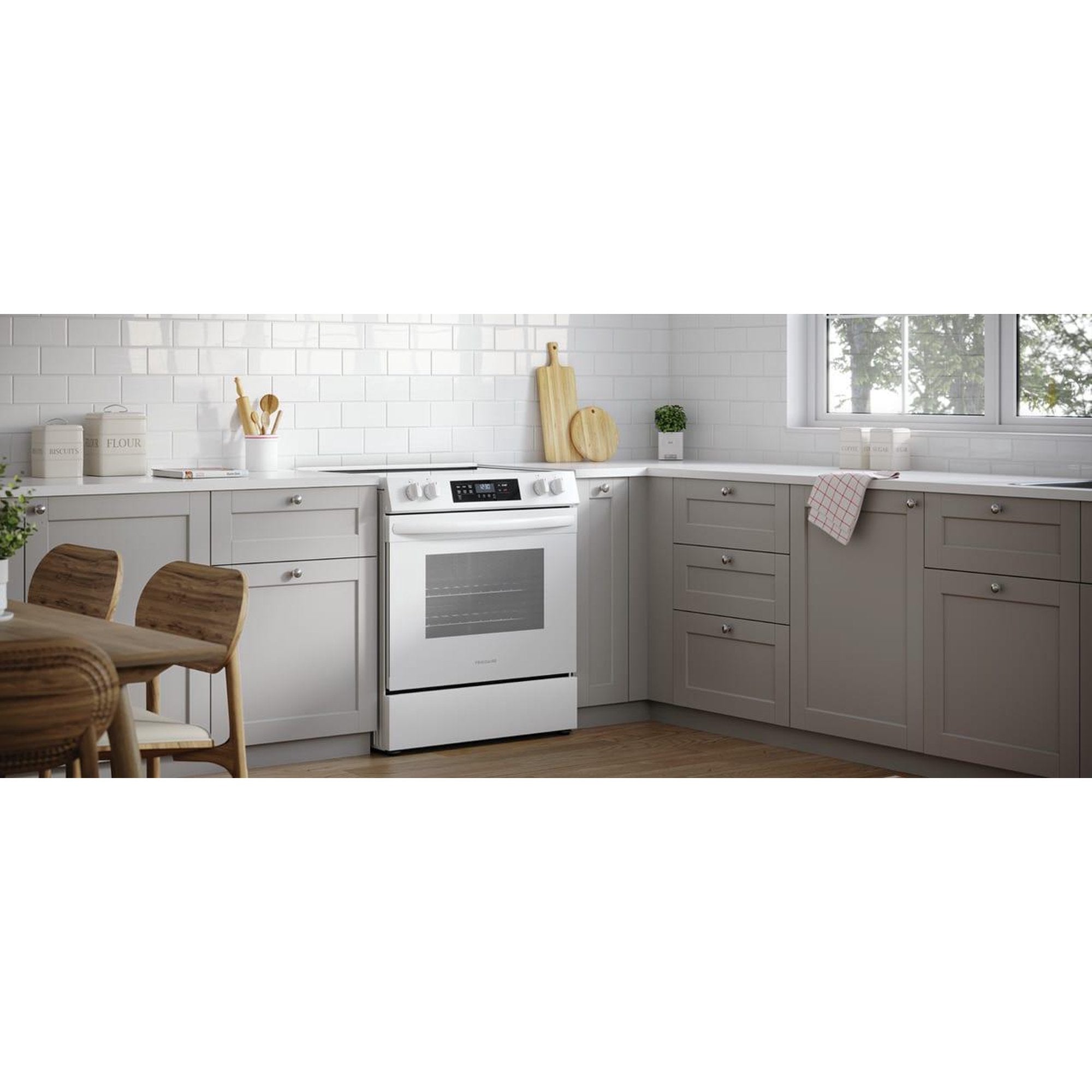 Frigidaire 30" Front Control Electric Range -  FCFE3062AW