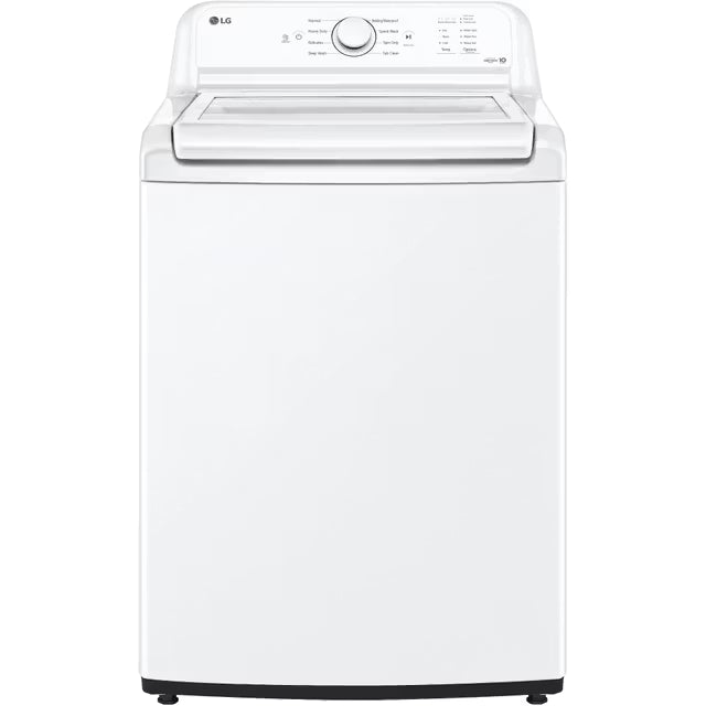 LG - 4.3 cu. ft. Ultra Large Capacity Top Load Washer with Impeller & TurboDrum™ Technology - WT6100CW