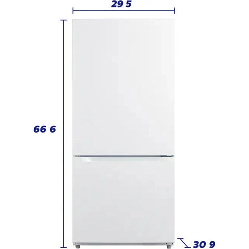 Element 18.7 cu. ft. Bottom Freezer Refrigerator (White) - ERBM19CBW